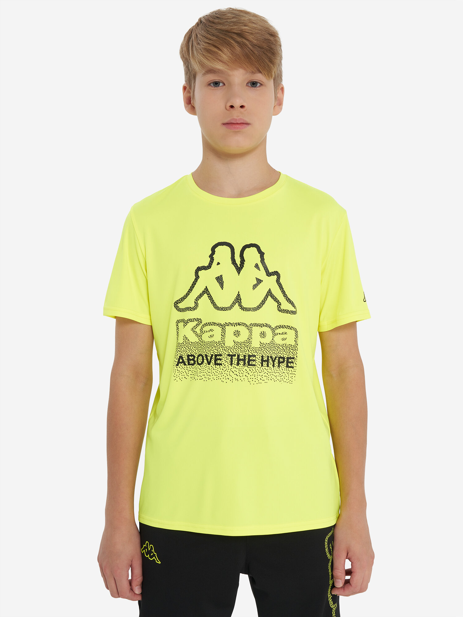 Футболка Kappa, размер 158-164, салатовый — фото 1