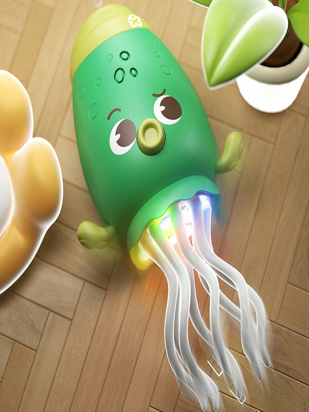Электрическая игрушка "танцующий осьминог", Подходит для детей в возрасте от 1 до 8 лет, зелёный.