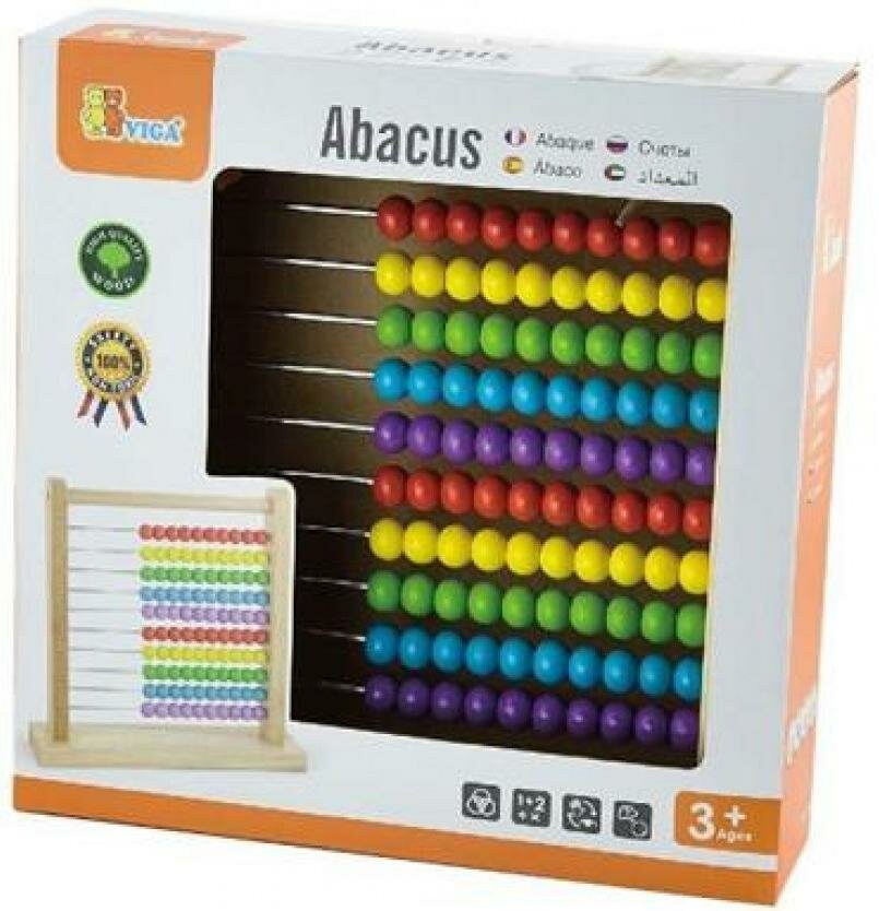 Счеты Viga, 305х310х75 мм, в коробке — фото 1