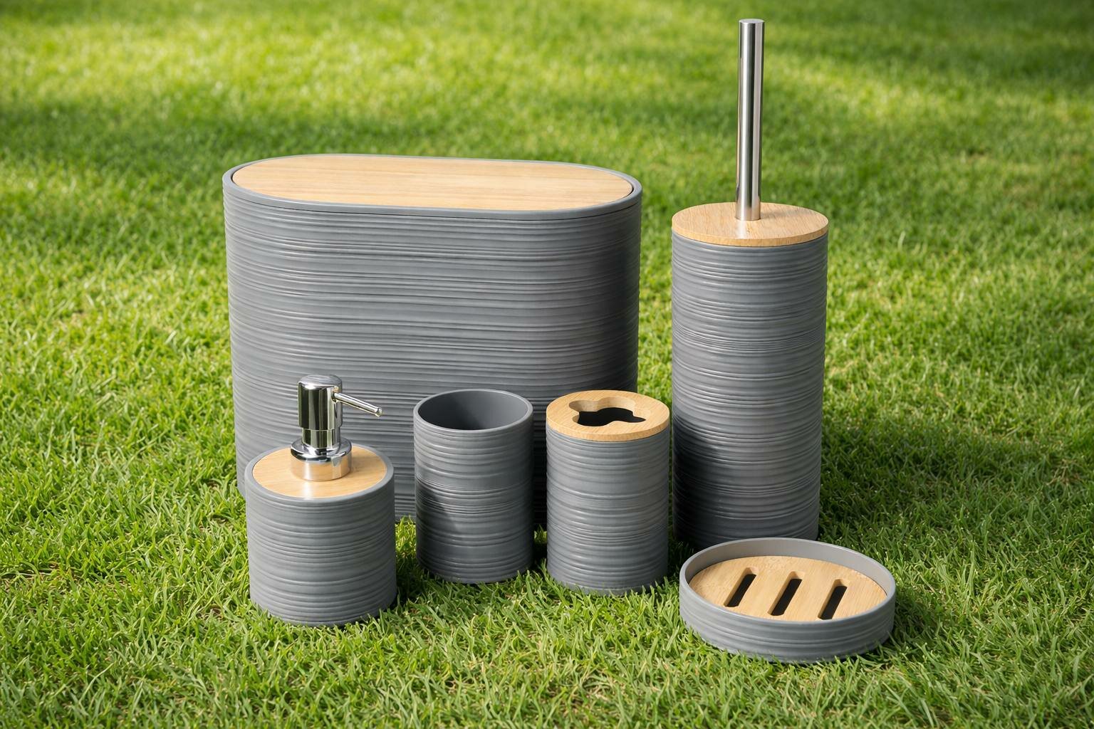 Набор аксессуаров для ванной комнаты Придайте вашей ванной комнате элегантный и современный вид!