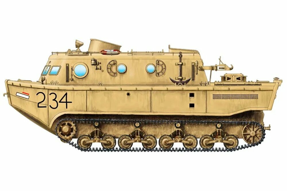 1/72 Немецкий трактор-амфибия LWS