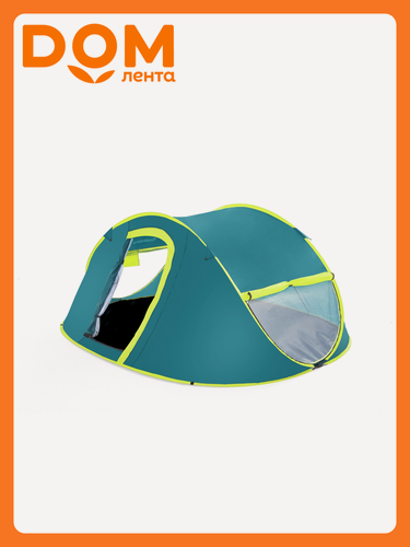 Изображение товара Палатка Bestway Coolmount 4, 4-местная, окна, зеленая, 210х240х100 см