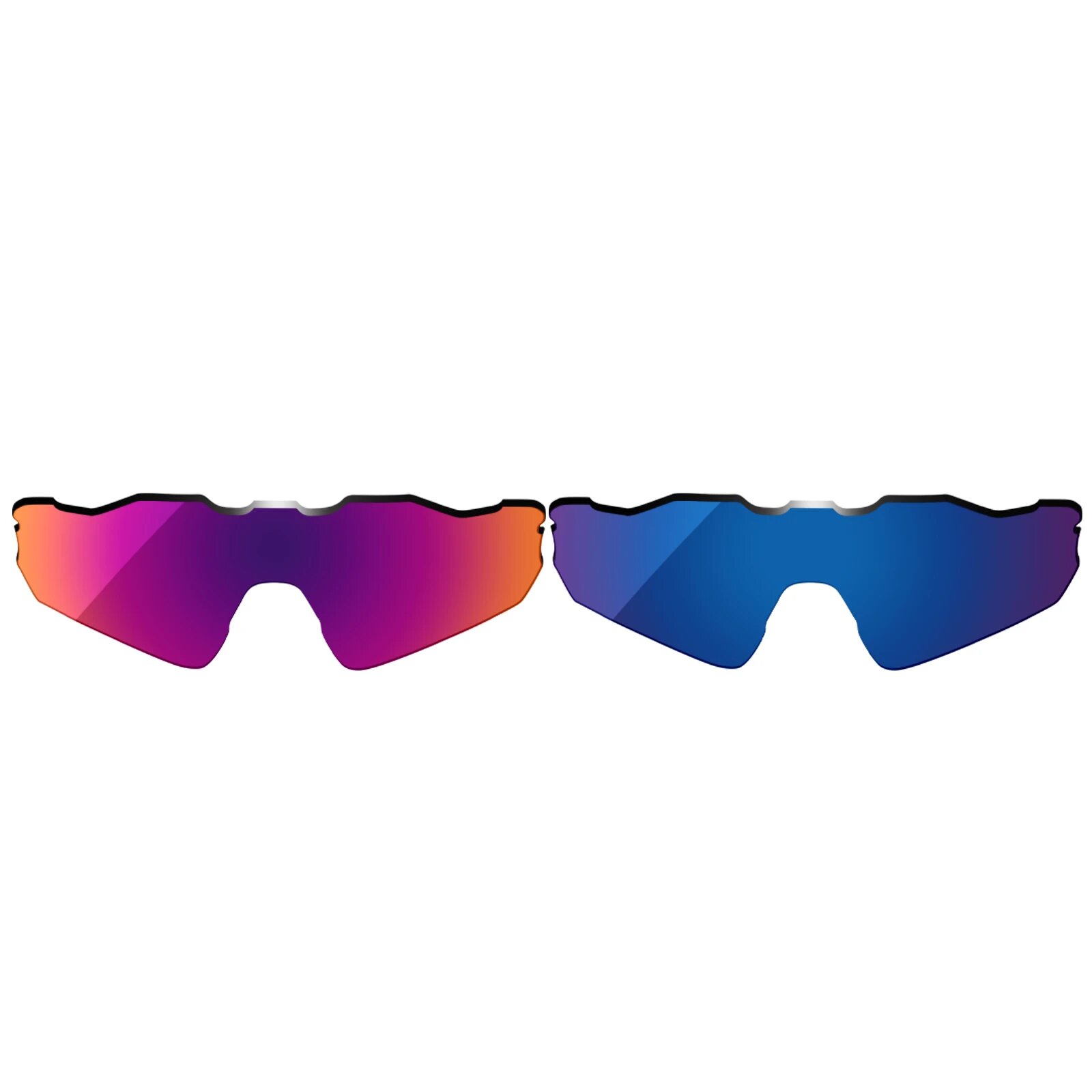 Поляризованные линзы Visorize для Oakley Radar EV Path 38 мм Midnight-Pacific