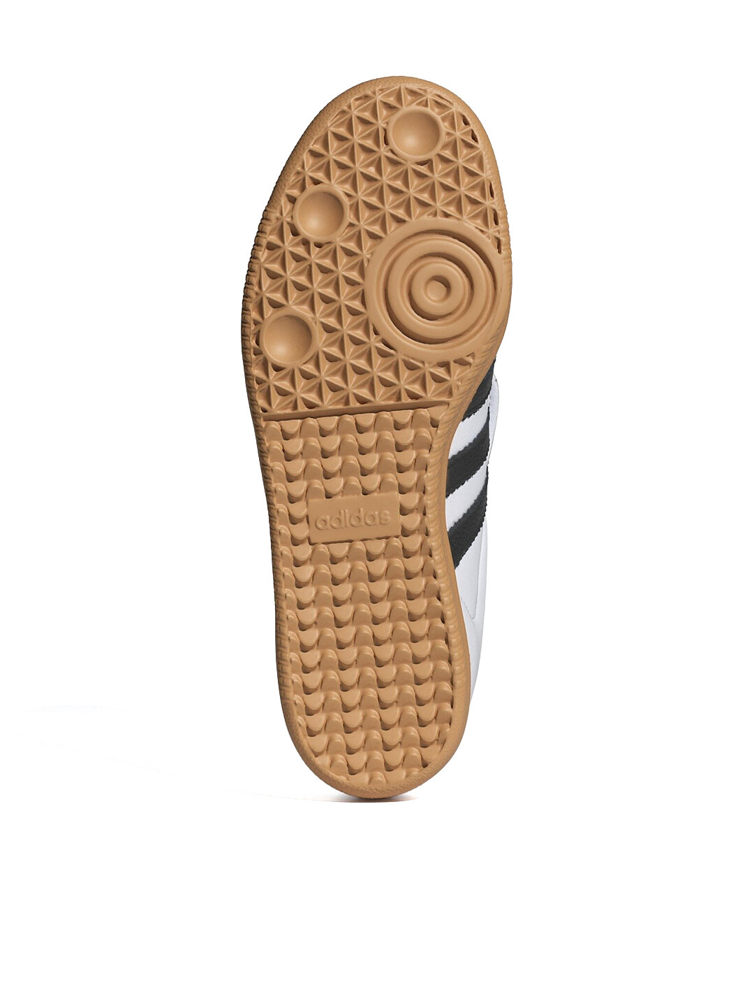 Кеды adidas Originals Samba, размер 5,5 UK, белый/бежевый/черный — фото 1