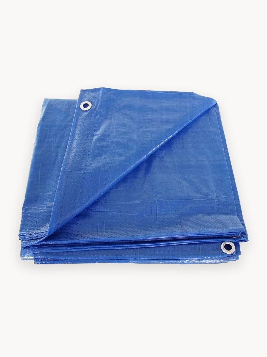 Тент защитный укрывной синий 120 мкм 4х8 OXISS OXTENTBL120x4x8