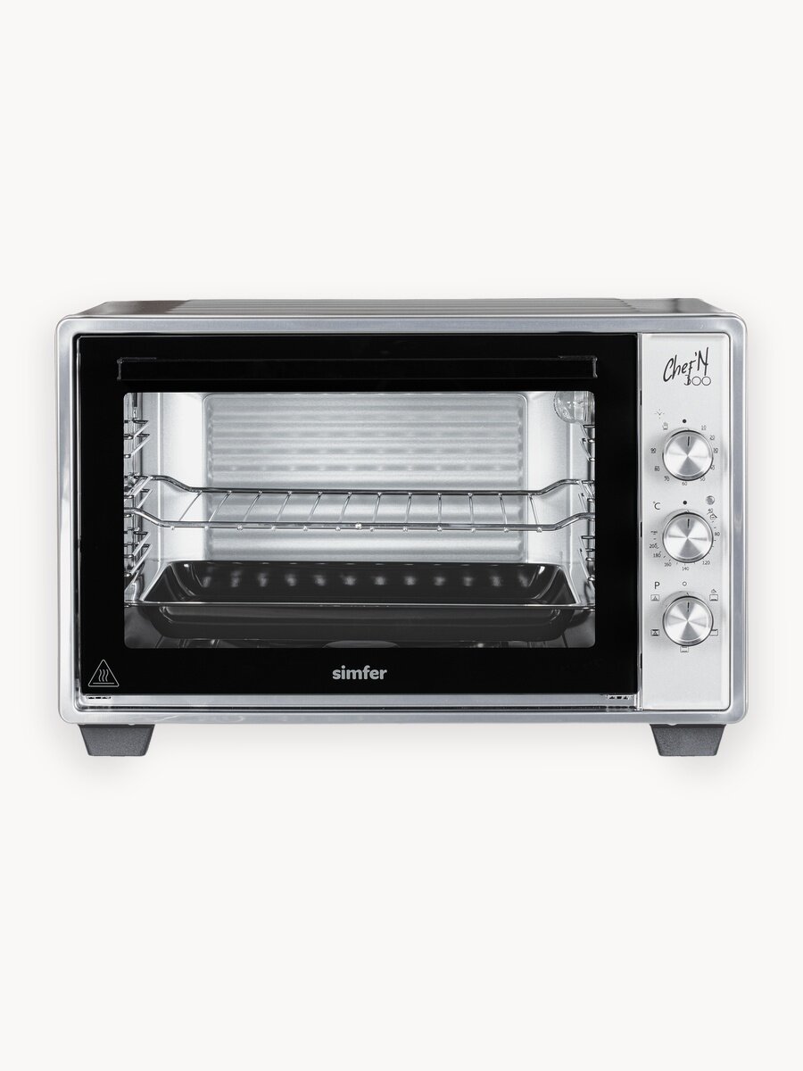 Духовой шкаф электрический Simfer настольный, 30л, 5 режимов, таймер, конвекция, 5 ЛЕТ гарантия, турция
