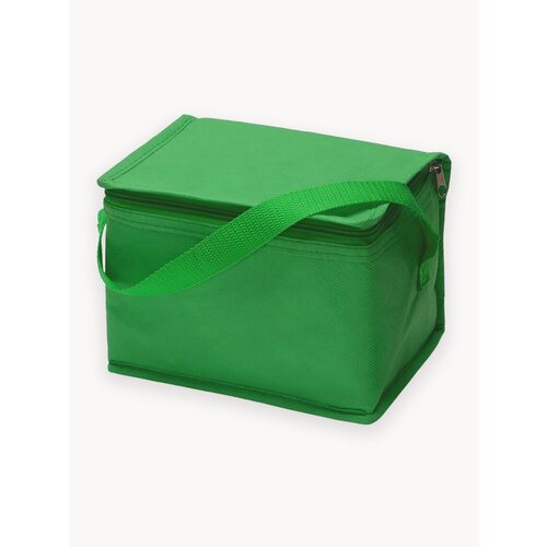 Сумка-холодильник Reviver из нетканого переработанного материала RPET, цвет зеленый