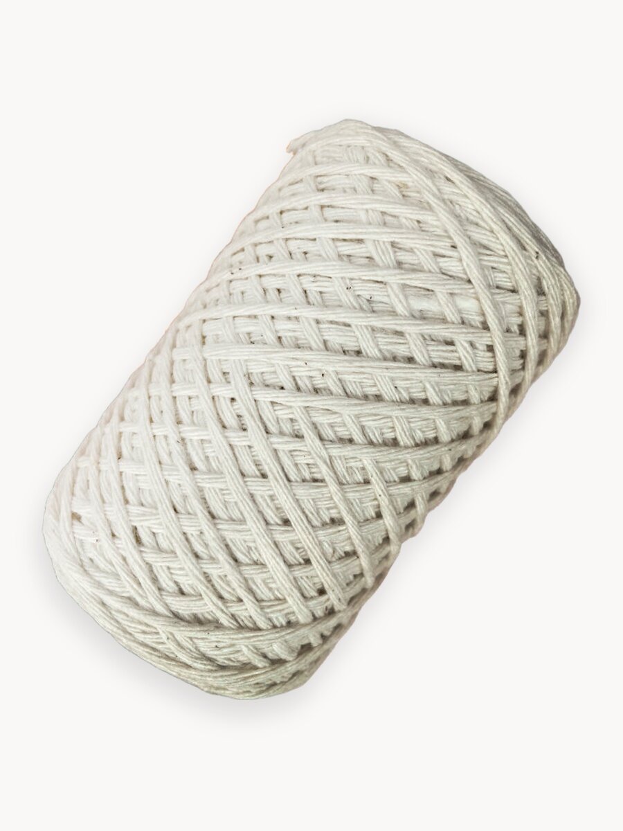 Нить кулинарная 1,5 мм, 100 метров, хлопок / для запекания/ для копчения/ для колбасы