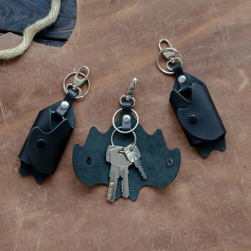 Ключница LEWSKI гладкая фактура черный 990₽