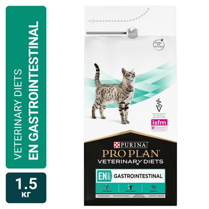 Сухой корм для кошек Pro Plan Veterinary Diets EN при расстройствах пищеварения 1,5 кг - фотография № 13