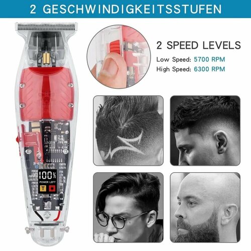 Триммер для волос с перезаряжаемой батарей WA 1931Лезвия из высококачественной нержавеющей стали Мощный двигатель 199900₽