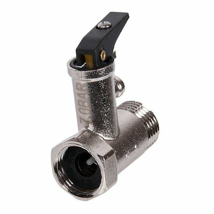Клапан предохранительный 1/2" до 7 бар (0,7 МПа), Ariston, Thermex, 100507 — фото 9