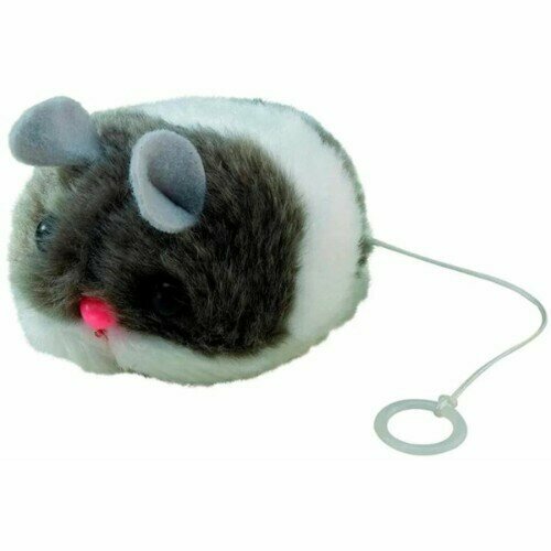 Игрушка для кошек Мышь на веревочке PA5006 , заводная