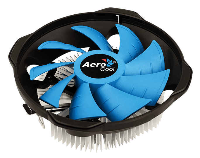 Вентилятор Aerocool BAS U-PWM (AM4, AM3, LGA1200/1151,15-26 dB, 1000-2000 rpm,120мм, 4pin, алюм,110Вт)