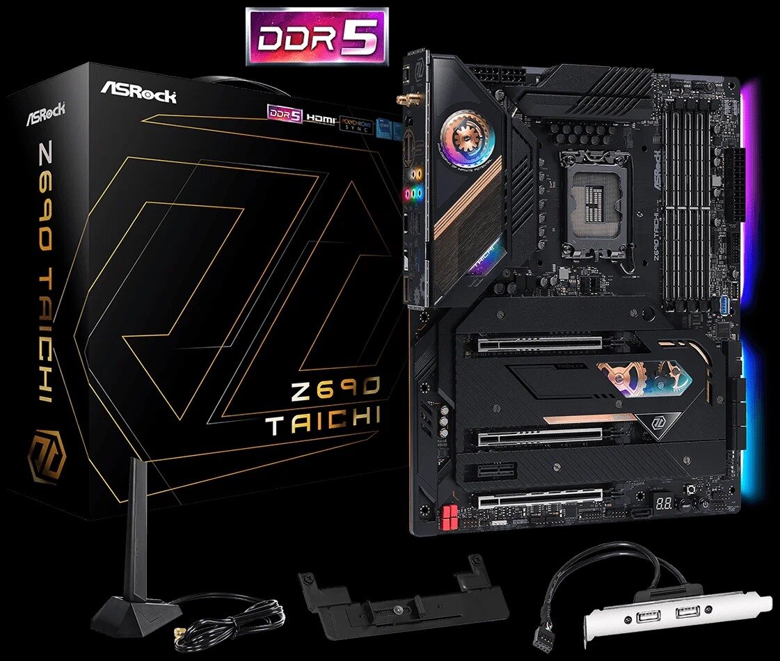 Материнская плата Z690 S1700 ATX Z690 TAICHI ASROCK - фото №8