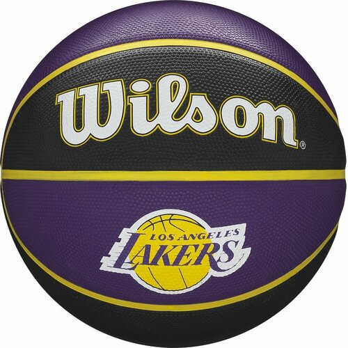 Мяч баскетбольный для стритбола WILSON NBA Team Tribute La Lakers арт. WTB1300XBLAL р.7