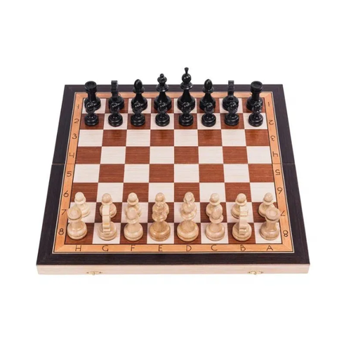 Шахматы деревянные турнирные из бука большие доска 47 на 47 см шахматы турнирные стаунтон с утяжелением на доске 47 на 47 см