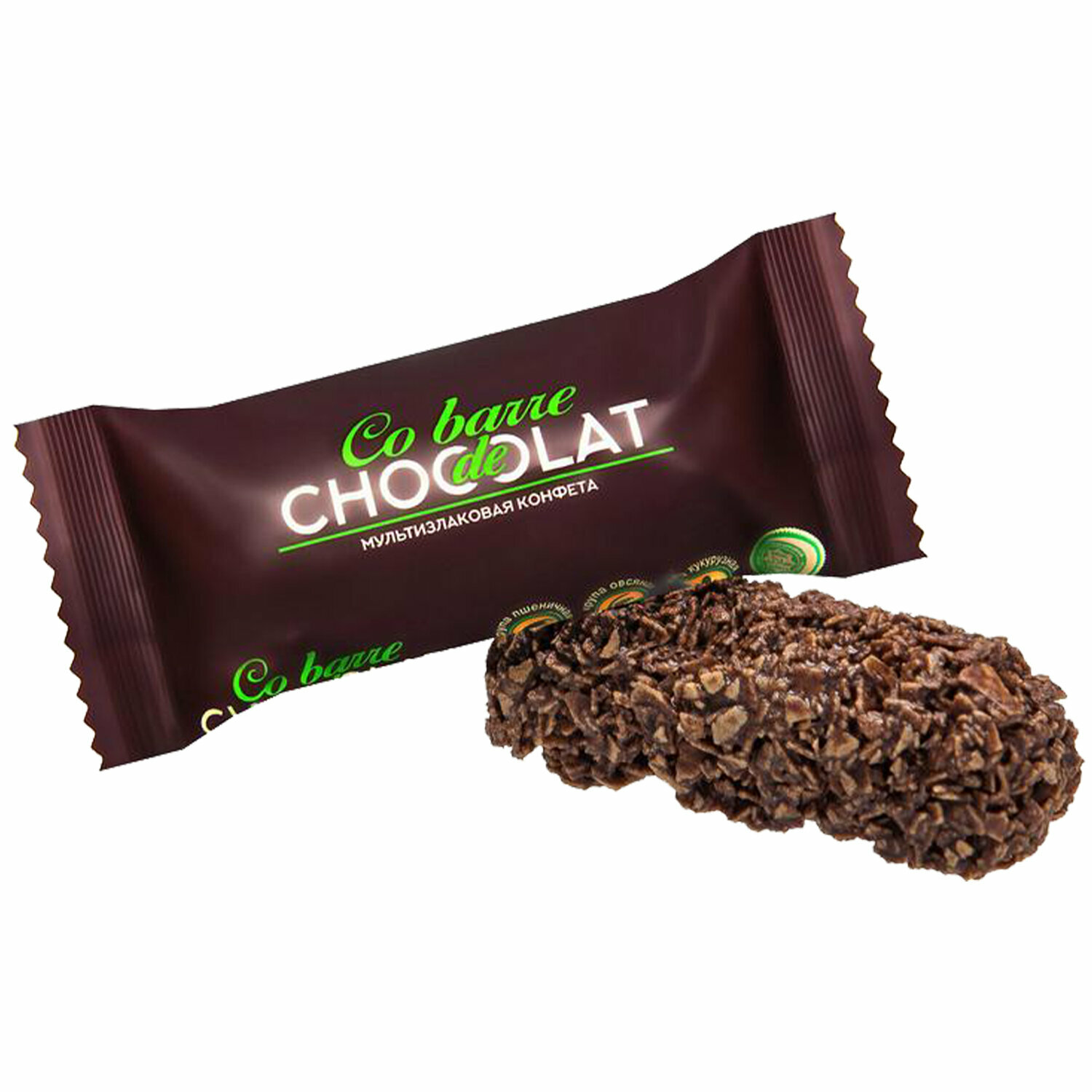 Конфеты шоколадные Co barre de Chocolat мультизлак.с тем.конд.глазурью,200г - фотография № 3