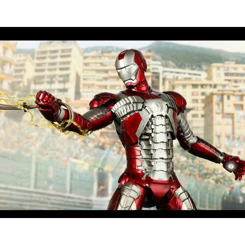 Железный человек Марк 5 переиздание фигурка 31см, Iron Man Mark V