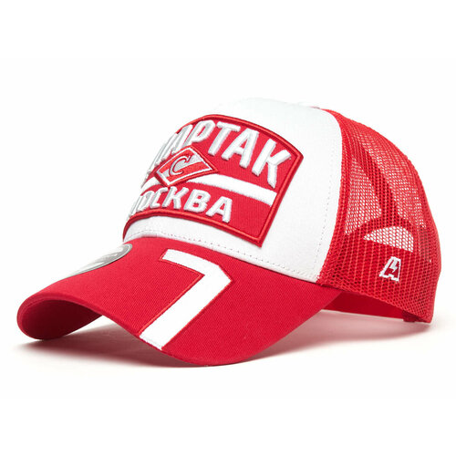 фото Бейсболка atributika & club, размер 55-58, красный