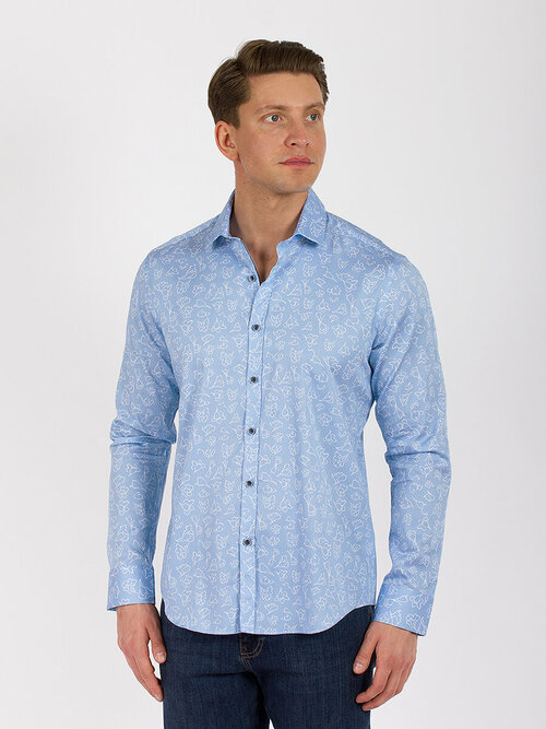Рубашка Dairos, размер 3XL, голубой