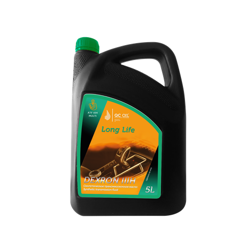 Трансмиссионное масло ATF DEXRON III H Multy 5л синтетическое КЬЮ СИ ОИЛ (QC OIL) Long Life металлоплакирующее