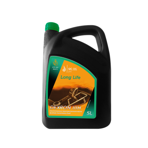 Трансмиссионное масло ATF DEXTRON III H Multi QC OIL Long Life 5л синтетическое металлоплакирующее