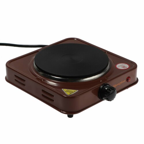 Плитка электрическая МА-061 1000 Вт 1 конфорка коричневая 177800₽
