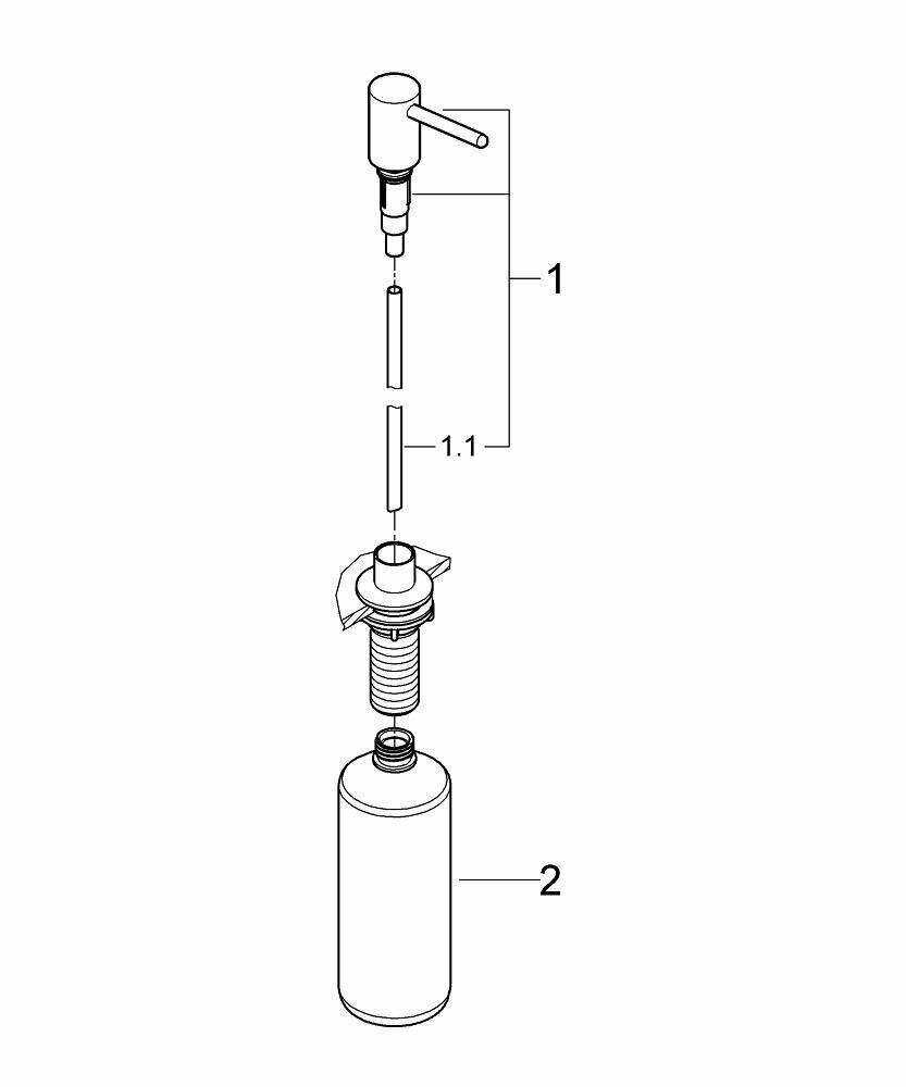 Дозатор жидкого мыла Grohe - фото №13