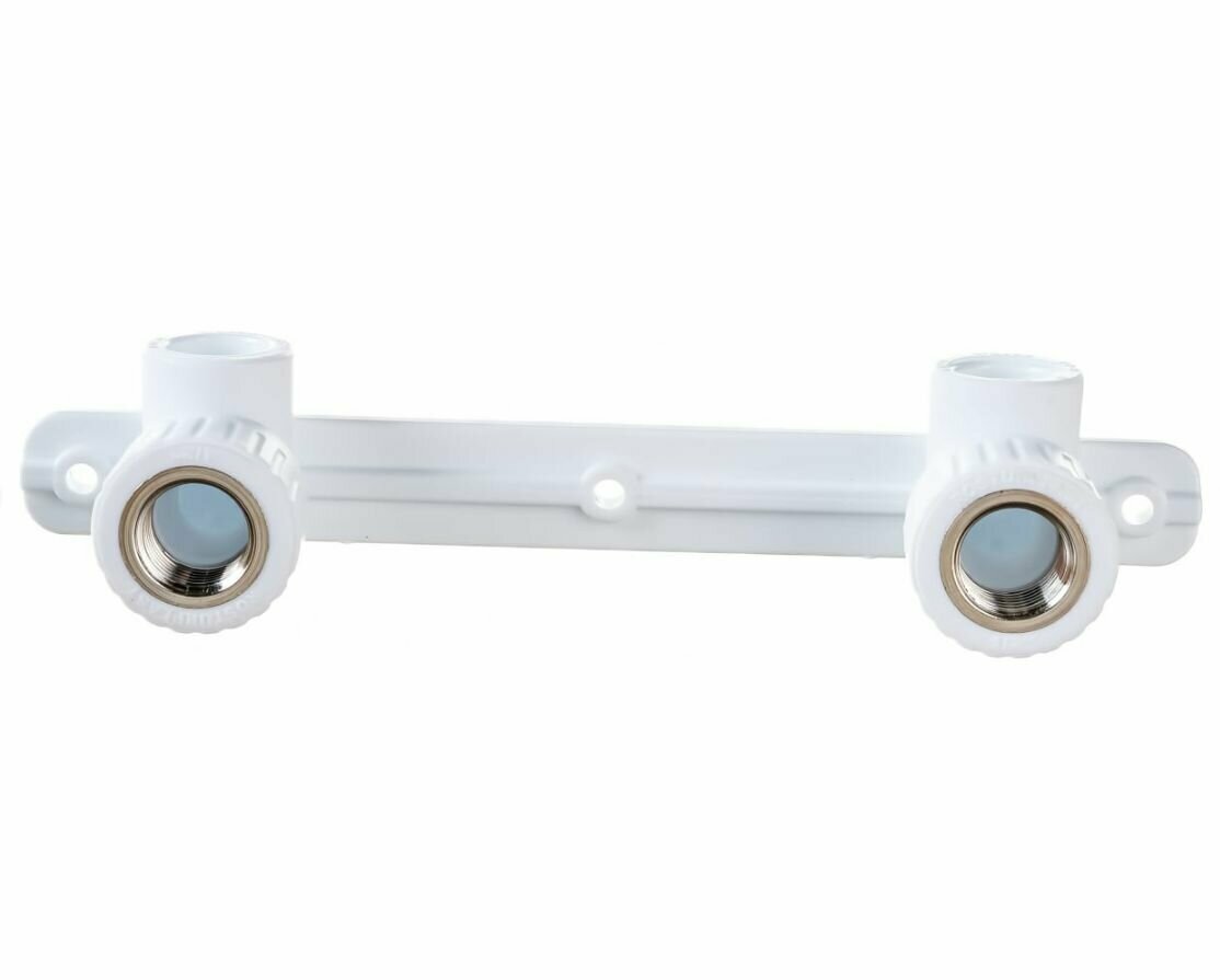 фото Угольник ПП комбинированный под смеситель ВР 20х1/2, белый, RTP