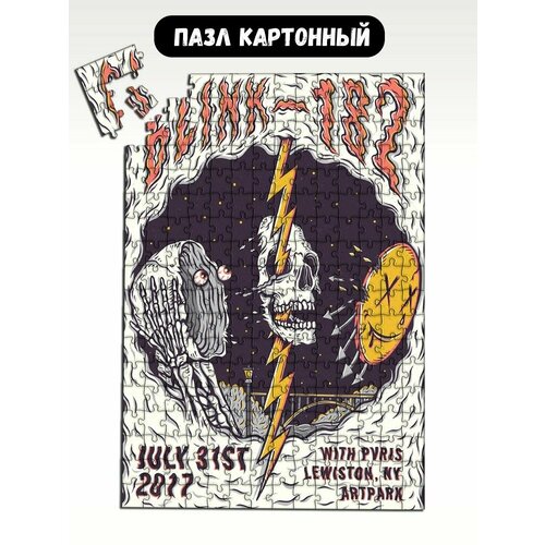 Пазл картонный 29x20 см музыка Blink-182 - 18264