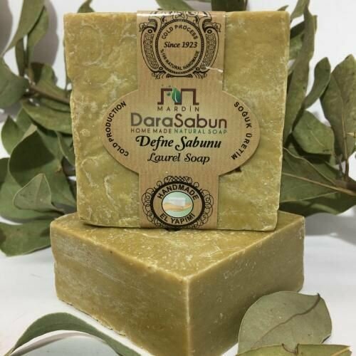 Dara Sabun, Натуральное Турецкое мыло, 1 шт. Лавровое мыло, для чувствительной, поврежденной кожи, 140 гр, дара сабун