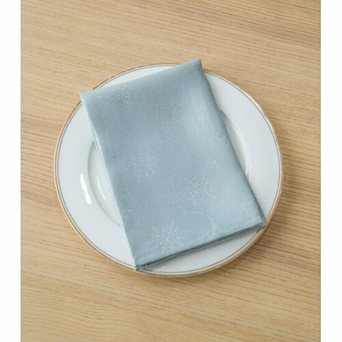 Салфетка Arya Home Arya Snejinka с люрексом 2 шт Серый 936₽