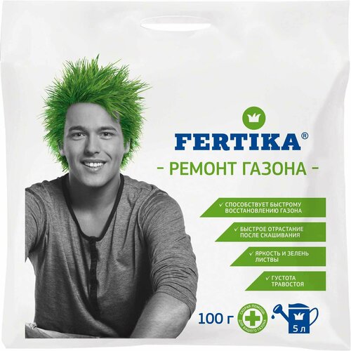 Удобрение Фертика ремонт газона 100 г удобрение фертика ремонт газона fertika 800 гр