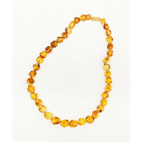 Колье Балтийский Ювелир, длина 45 см, оранжевый, желтый