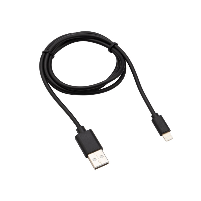 Кабель REXANT USB-Lightning 2.1 А, 1 м, черный ПВХ 1 шт арт. 18-7050