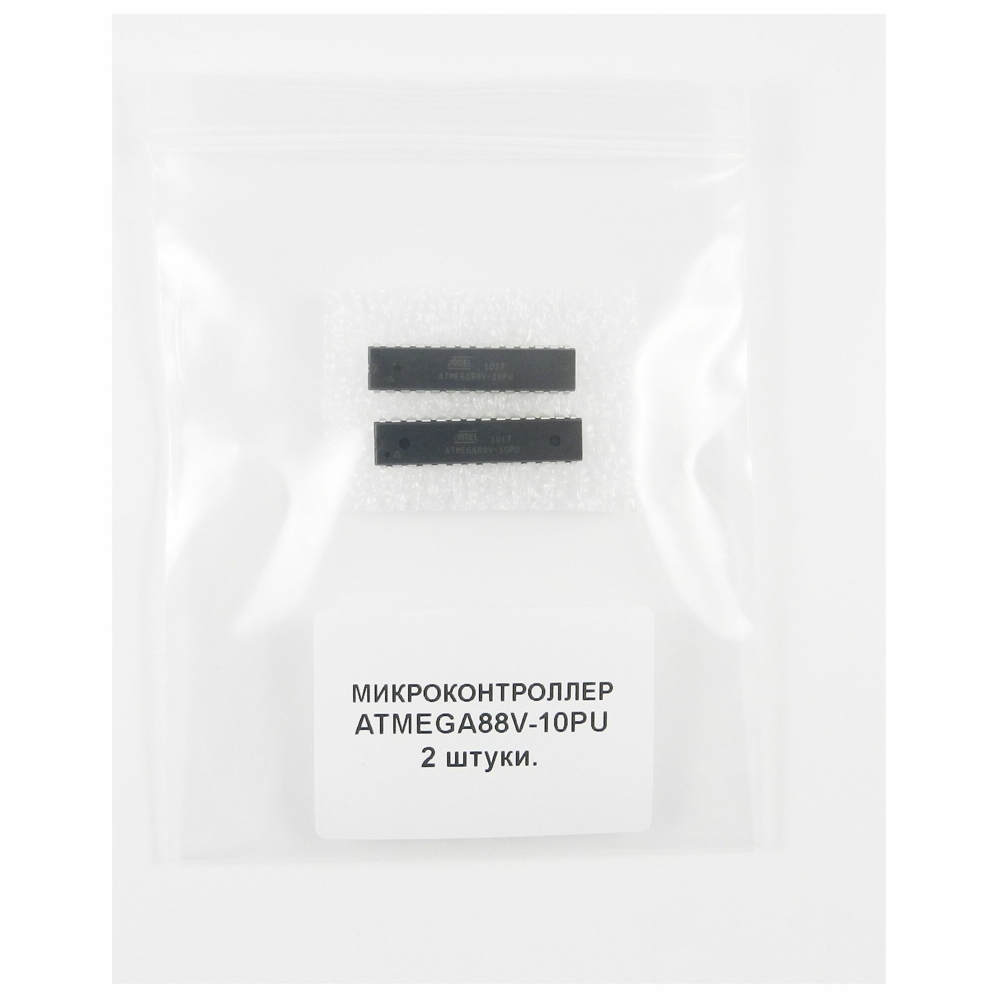 Микроконтроллер ATMEGA88V-10PU, Микроконтроллер 8-бит AVR, DIP28, (оригинал)