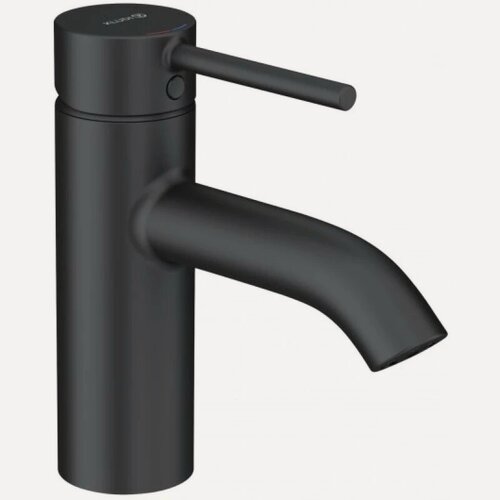 Изображение товара Смеситель для раковины Kludi Bozz 382723976 без донного клапана, черный матовый