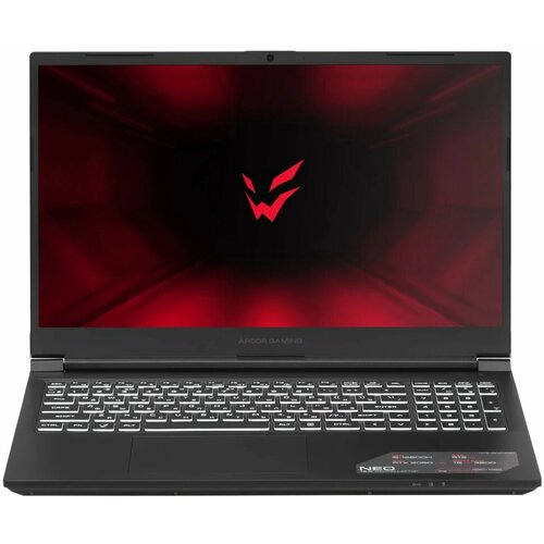 156 Ноутбук ARDOR GAMING NEO N15-I5ND400 1920x1080 IPS Intel Core i5-12600H RAM 16 ГБ SSD 512 ГБ GeForce RTX 2050 - 4 ГБ без ОС черный 7999900₽
