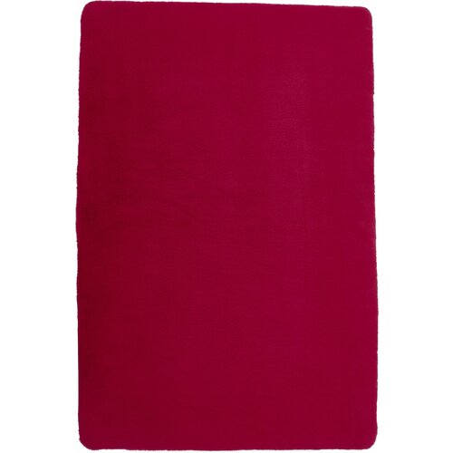 фото Коврик из искусственного кроличьего меха "bingo брусничный" 120х180 см silverstone carpet
