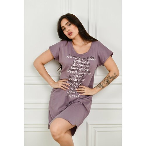 фото Туника buy-tex.ru женская домашняя, размер 46, сухая роза