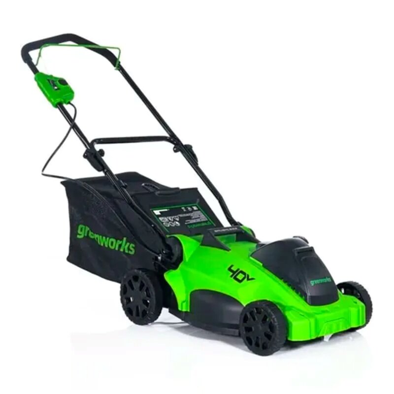 Газонокосилки Аккумуляторные Газонокосилка GREENWORKS GD40LM16X 40v, 41 см, (без АКБ и ЗУ)