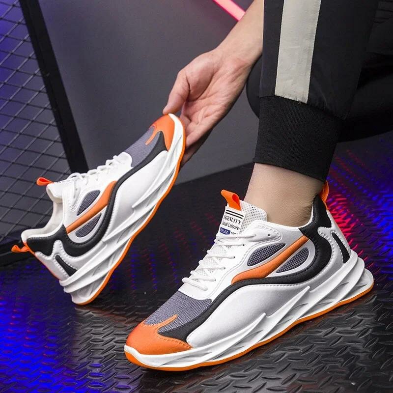 Кроссовки , размер 43, silver/orange