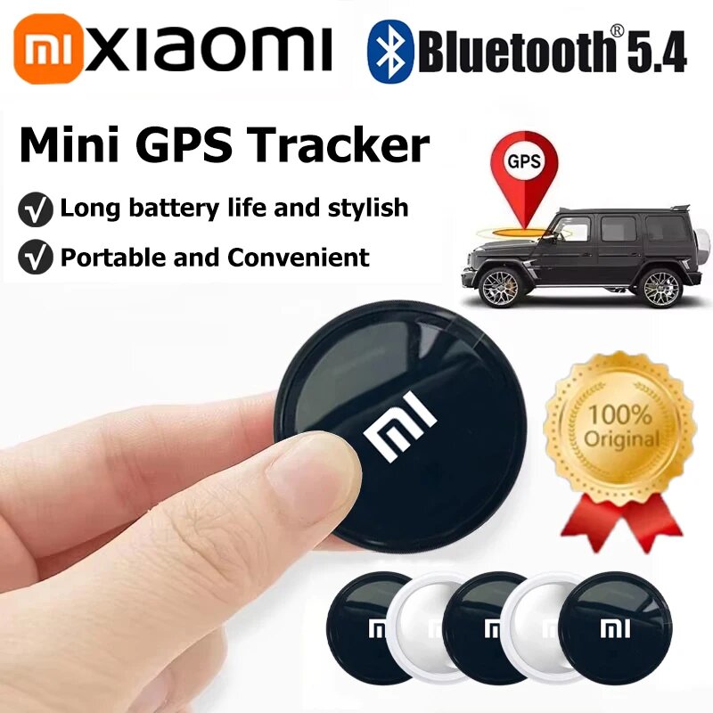 Изображение Xiaomi умный портативный Finder мини GPS трекер устройство Airtag анти-потеря для детей пожилые домашние животные Bluetooth локатор устройство локатор Black
