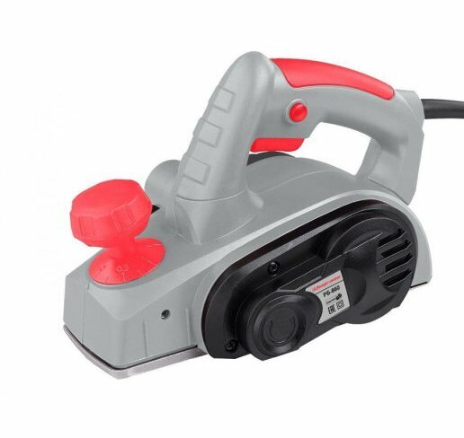 Рубанок электрический Энергомаш РБ-860 Потребляемая мощность - 860 Вт Тип инструмента - Сетевой Ширина строгания - 82 мм