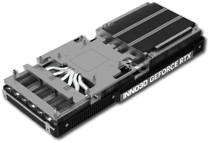 Видеокарта Inno3D - 12GB GeForce RTX5070 TWIN X2 GDDR7 192bit — фото 1