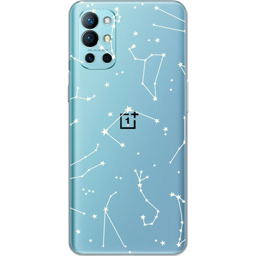 Силиконовый чехол на OnePlus 9R / ВанПлас 9R Созвездия, прозрачный силиконовый чехол на oneplus 9r ванплас 9r beautiful day vector прозрачный