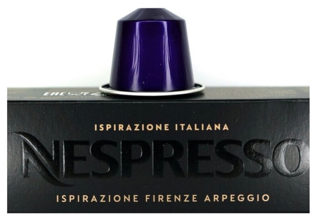 Кофе в капсулах Nespresso Ispirazione firenze arpeggio, 10 кап. в уп, 20 уп. - фотография № 2