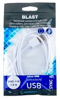 Кабель BLAST USB - microUSB (BMC-110) 1 м белый