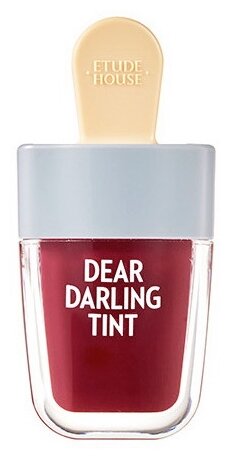 Etude Тинт для губ гелевый Dear Darling Water Gel Tint Ice cream, RD306 Shark Red